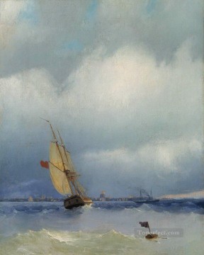海の風景 Painting - イワン・アイヴァゾフスキー ネヴァ・シースケープ